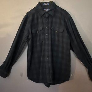 Pendleton Navy 100% Wool button down